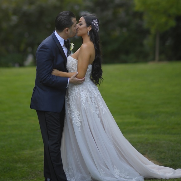 Swarovski crystal vine headpiece - Picture 9 of 16